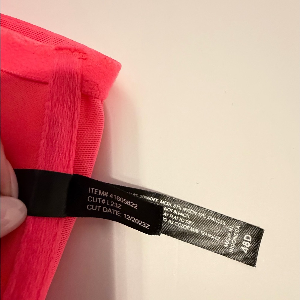 Torrid 48D Coral Pink Lace Front-Close Underwire Bra Plus Torrid - Picture 5 of 6